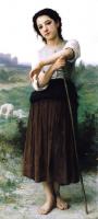 Bouguereau, William-Adolphe - Young Shepherdess Standing